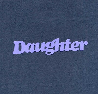 Daughter Word x 8