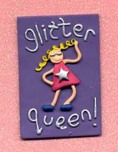3D Whimsical Topper - Glitter Queen